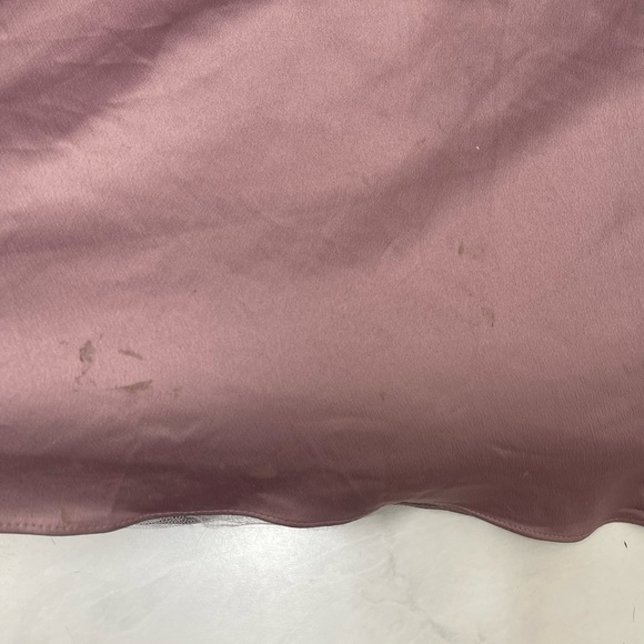 La Femme Blush Pink Beaded Top Trumpet Formal Dress Size 10 - Picture 6 of 6